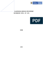 VPN Dane - Forticlient PDF