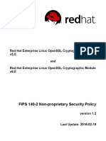 FIPS 140-2 Non-Proprietary Security Policy