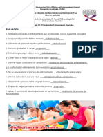 Evaluación Principios Del Entrenamiento