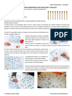 Aprendiendo Geometria Con Plastilina y Palillos