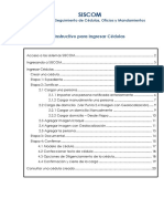 Instructivo SISCOM Crear Cedulas