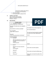 Detailed Lesson Plan - Seminar