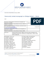 Draft Community Herbal Monograph Ginkgo Biloba L Folium - en PDF