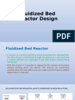 Fluidized Bed Reactor Design