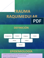 Trauma Raquimedular ,, PDF