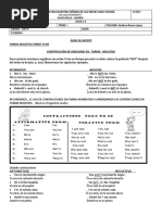 English Sexto Guia # 2 Verbo To Be en Forma Interrogativa