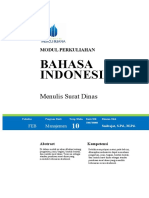 Modul 10 Menulis Surat Dinas