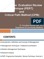 Programme Evaluation Review Technique (Pert)