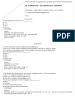 Unit 3 Discrete Fourier Transform Questions and Answers - Sanfoundry PDF