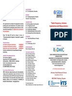 RAMS'14: "Radio Frequency, Antenna Applications and Measurements Symposium"