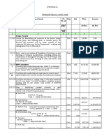 Bridge Part (A) : SL Item of Work Unit Qty Rate Amount Cl. No. of