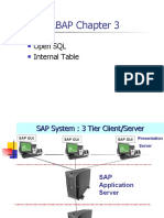 ABAP Chapter 3: Open SQL Internal Table