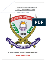 7th R.C. Chopra Memorial National Moot Court Competition2019 PDF