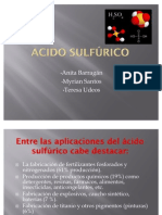 Exposición de Ácido Sulfúrico: Aplicaciones, Presentación Comercial y Hoja de Seguridad