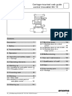 Carriage-Mounted Web Guide Control (Movable) - Bg10