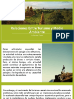 Relaciones Entre Turismo y Medio Ambiente