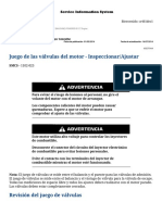 Calibración de Válvulas de Admisión y Escape PDF