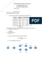 Balanceo de Lineas