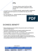 ESI ACT (Sickness Benefit)