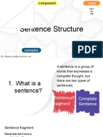 Sentence Structure