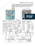 Rebote Delay 2.5: Parts List Pots IC's