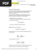 Ecuaciones en Variables Separadas PDF