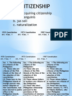 Phil. Constitution - Citizenship