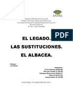 Informe El Legado y Sustituciones