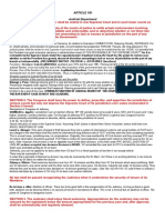 Notes On Judicial Department PDF