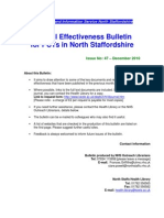 Clinical Effectiveness Bulletin 47, December 2010