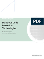 Malicious Code Detection Technologies