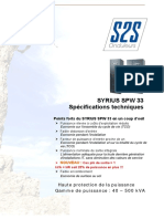 S2S SPW 40 500kVA SPECIFICATIONS TECHNIQUES V2 0311