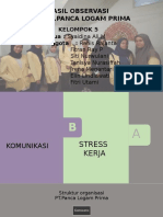 Hasil Observasi PT - Panca Logam Prima (Kel 5)