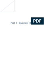 Part II - Business Plan