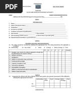 Acr F Orm For Employees in Grade 16 and Below