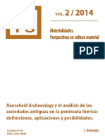 Household Archeology o Arqueol de La Unidad Domestica PDF