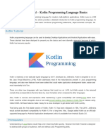 Kotlin Tutorial PDF