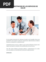 La Administración de Los Servicios de Salud PDF