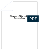 Glossary of Marketing Terminology