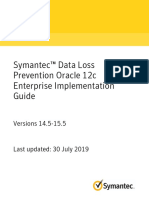 Symantec™ Data Loss Prevention Oracle 12c Enterprise Implementation Guide