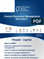 Human Resource Management Services 1