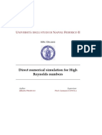 Direct Numerical Simulation For High Reynolds Numbers: U N F II