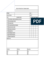 QA Checklist For Cable Trays Trunking and Conduits