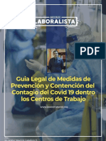 Guia Legal de Medidas de Prevención y Contención Del Contagio Del Covid 19 Dentro Los Centros de Trabajo Bolivia