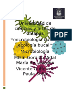 Microbiologia Bucal y Ecologia Bucal