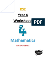 Year 4 Mathematics Measurement..