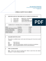 Material Safety Data Sheet: 1 Identification of The Substance & Company Information