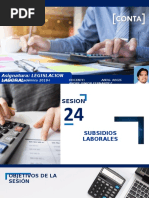 Sesion 24 - Subsidios Laborales