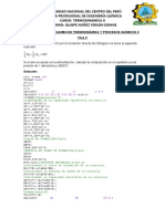 Resolución Del Examen de Termodinámica y Procesos Químicos Ii