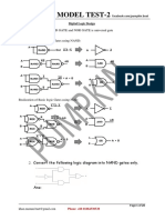 Model Test-2: 1. Prove That NAND GATE and NOR GATE Is Universal Gate